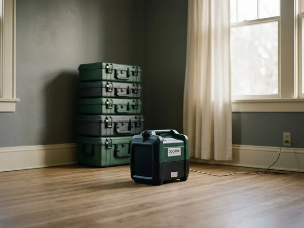 Hydroxyl generator running in a cleaned empty room